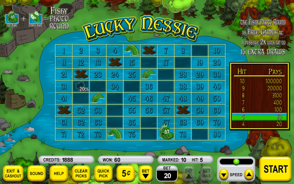 Lucky Nessie Keno